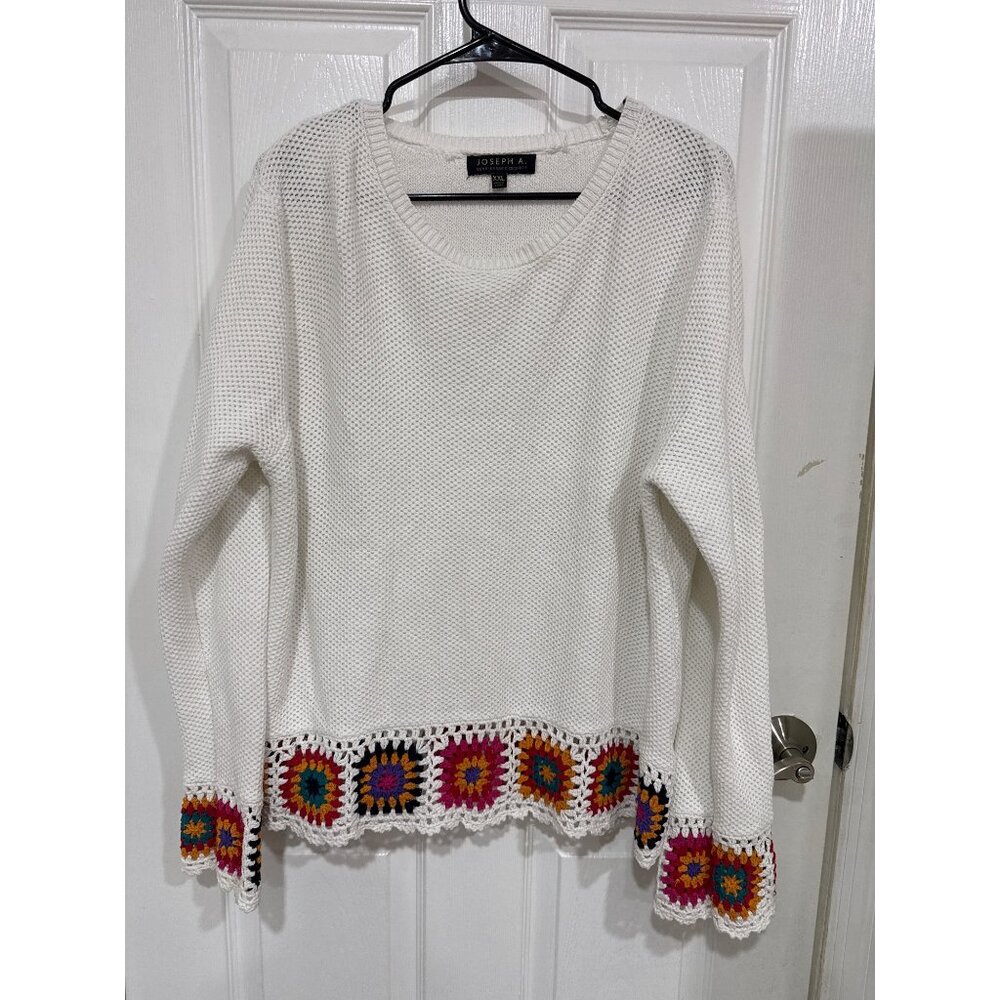 Joseph. A extra extra large floral sweater